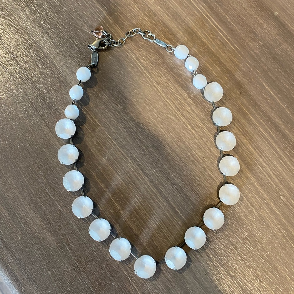White Sabika Necklace
